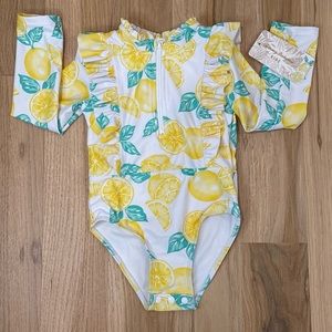 Tommy Bahama Girls 3T Long Sleeve 1 Pc Swimwear, NWT